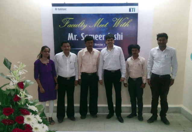 Kohinoor Technical Institute Mumbai CEO Sameer Joshi Meet and Greet Faculty photo 10